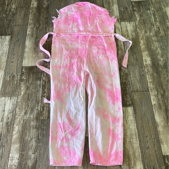 N’ 1 LOS ANGELES ACID VIEWS DENIM JUMPSUIT DISTRESSED DOLLSSKILLS, SMALL - Picture 4 of 15